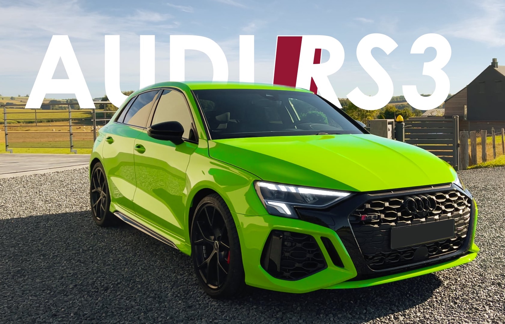 Audi RS3 Sportback, verte ne veut pas dire écologique
